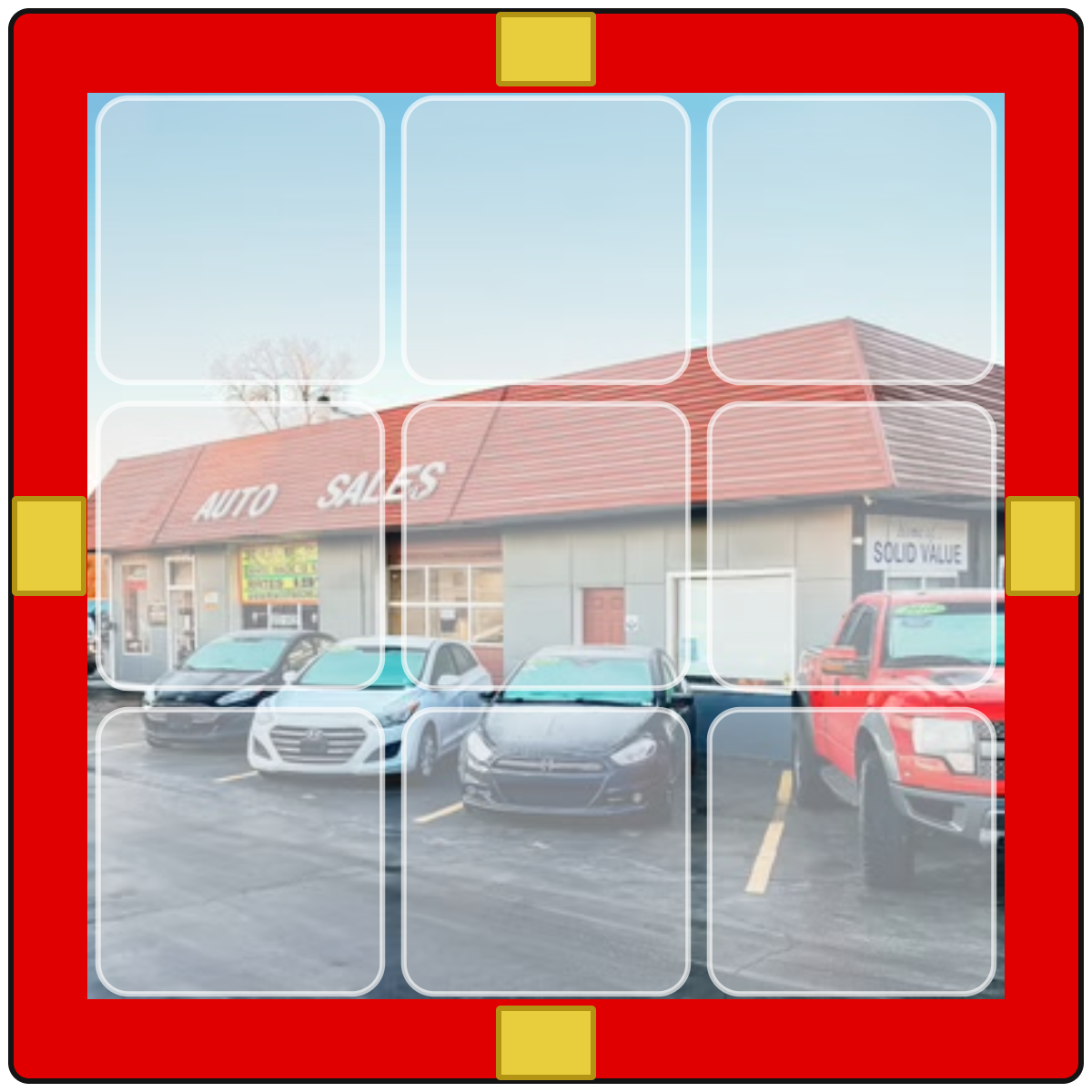 Used car lot tile preview