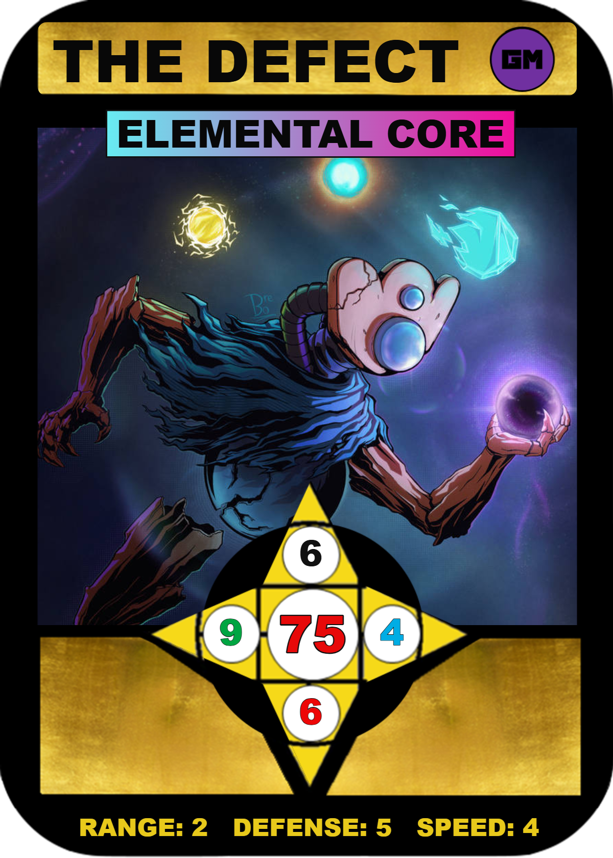The Defect character preview
